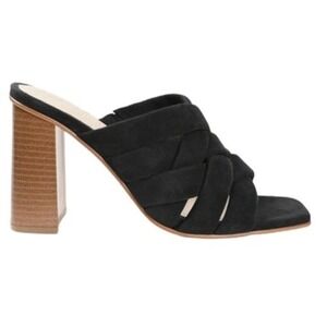 Signature By‎ Journee Collection Women's Black Lyddie Sandal Size US 7.5